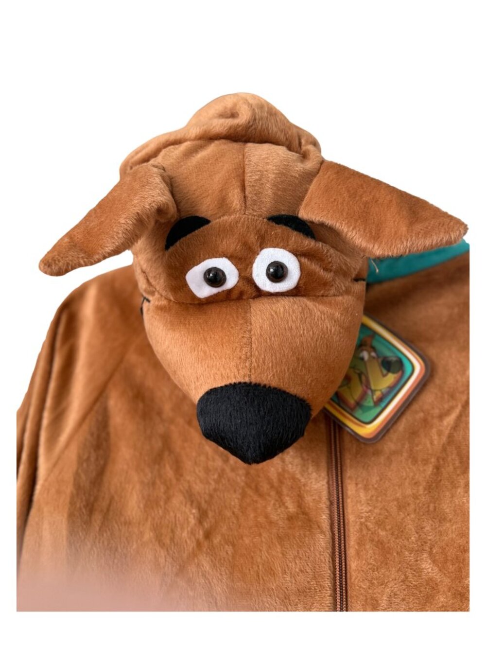 Scooby-Doo Unisex Adult Fleece Union Suit Costume Brown Size XL